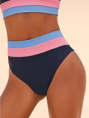 Beach Riot • nwot heidi High-Waist Ribbed Bikini Bottom